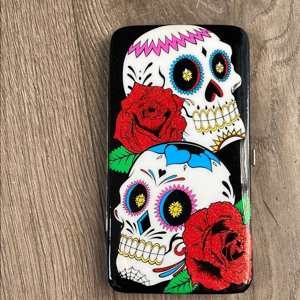 Colorful Skull Design Phone Case
